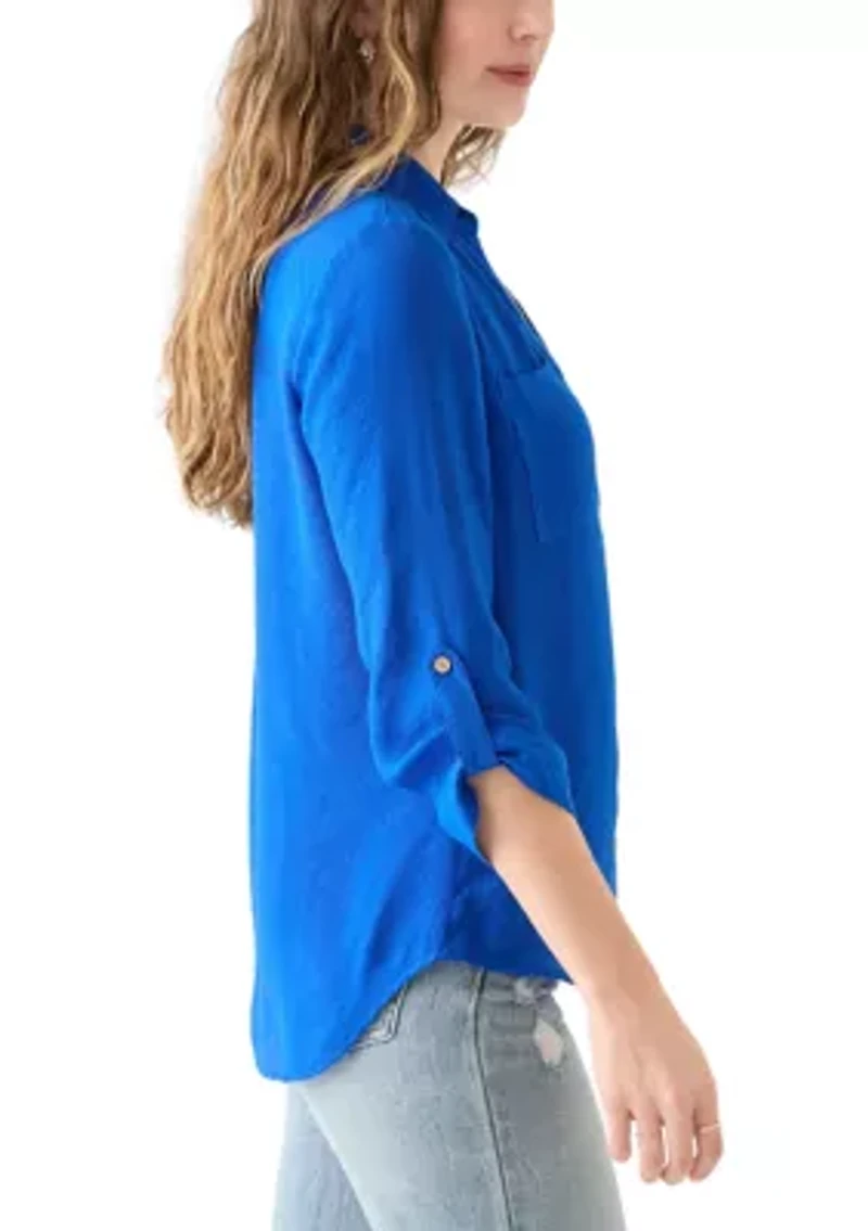 Women's 3/4 Sleeve Solid Portofino Shirt