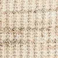 Women's Stripe Cropped Cable Sweater