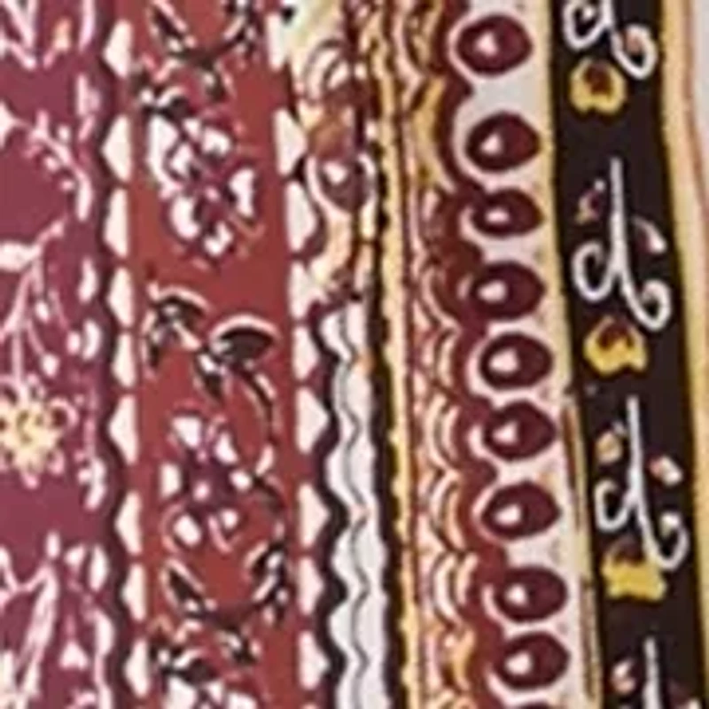 Women's Printed Peasant Blouse