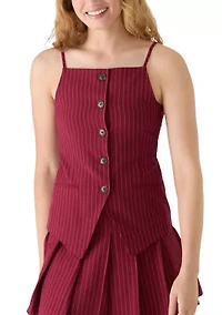 Women's Chalk Striped Suiting Woven Set