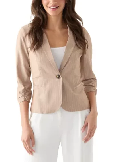 Women's Pinstripe Blazer