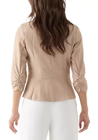 Women's Pinstripe Blazer