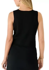 Women's Sleeveless Button Up Vest