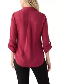 Women's Roll-Tab Portifino Button-Down Top