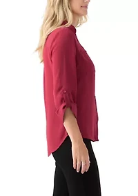 Women's Roll-Tab Portifino Button-Down Top