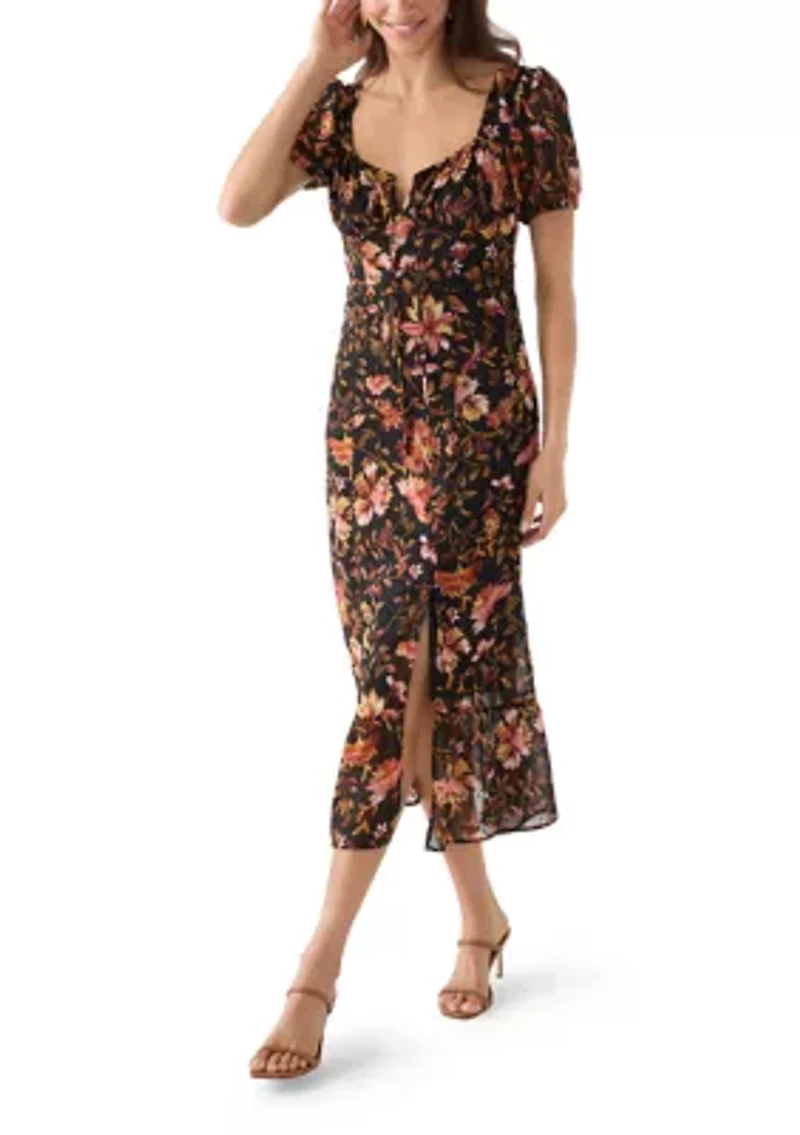 Women's Printed Midi Dress