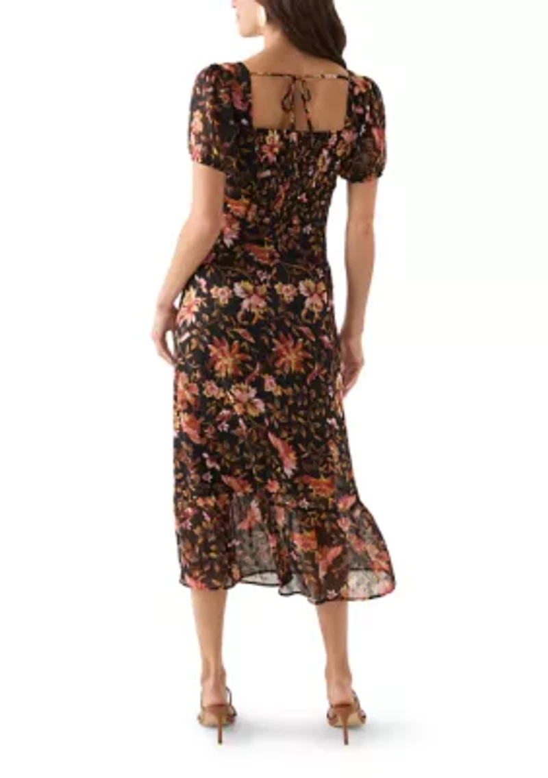 Women's Printed Midi Dress