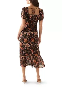 Women's Printed Midi Dress