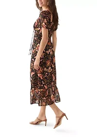 Women's Printed Midi Dress