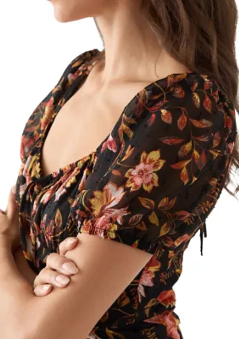 Women's Printed Midi Dress