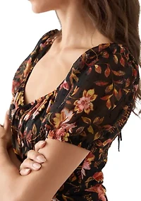 Women's Printed Midi Dress