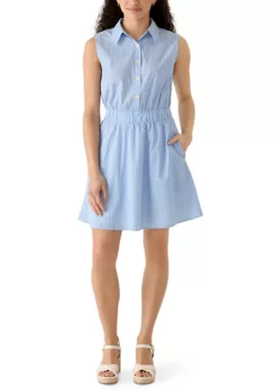 Women's Sleeveless Bubble Shirtdress