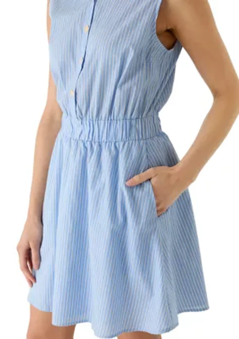 Women's Sleeveless Bubble Shirtdress