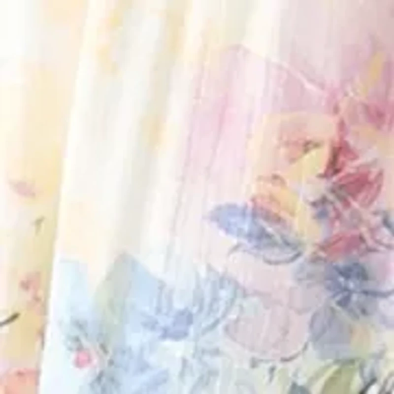 Women's Sleeveless Printed Corset Dress