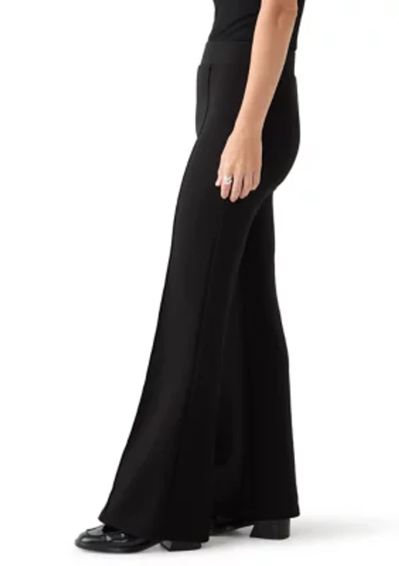 Women's Wide Leg Scuba Pants
