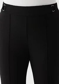 Plus Slim Leg Ankle Pants with Hardware