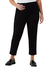 Plus Straight Leg Ankle Pants