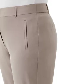 Plus Straight Leg Ankle Pants