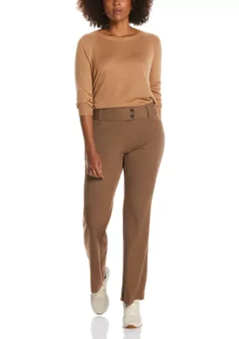 Petite Curvy Fit Bootcut Pants