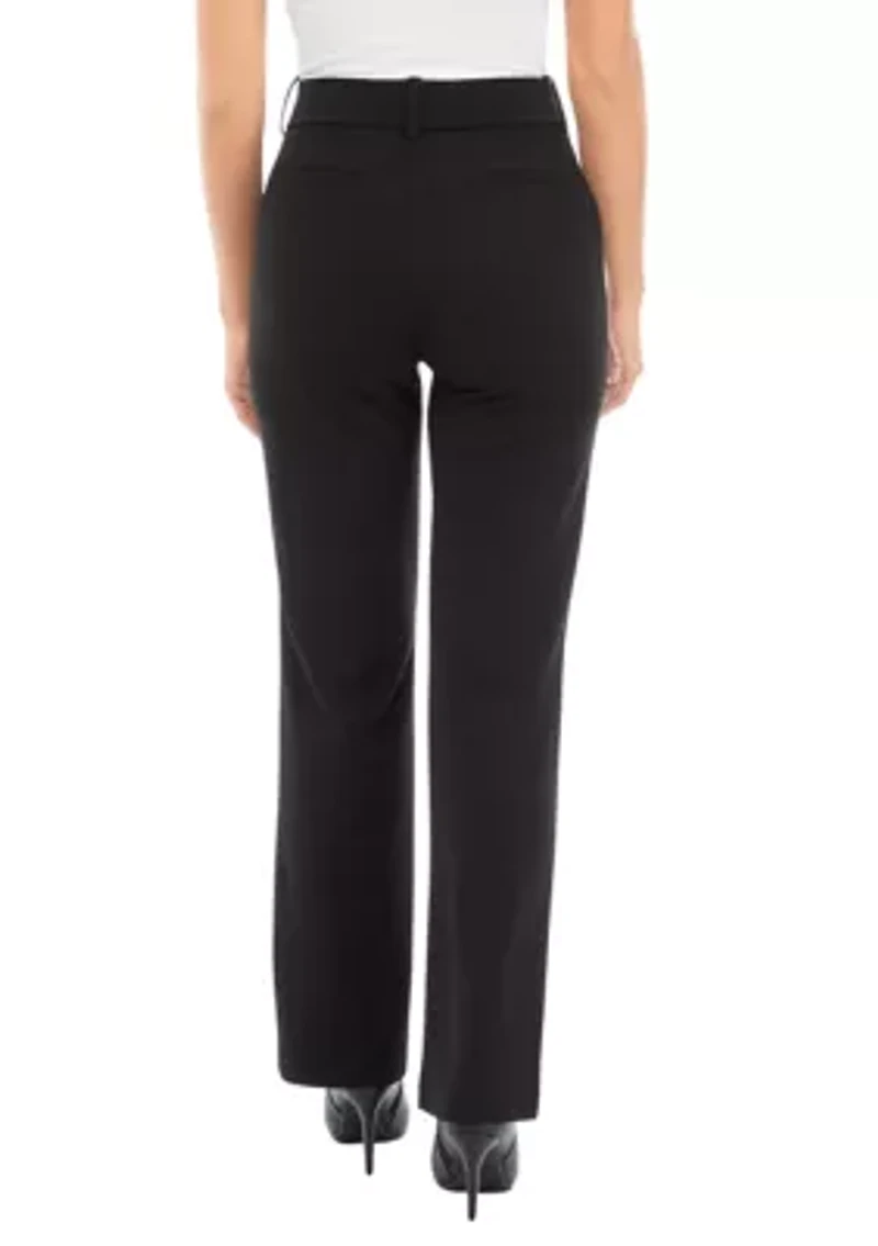 Petite Stretch Crepe Pants - Classic Fit