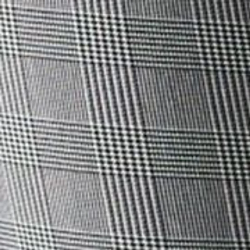 Petite Checkered Pleated Pants with Belt