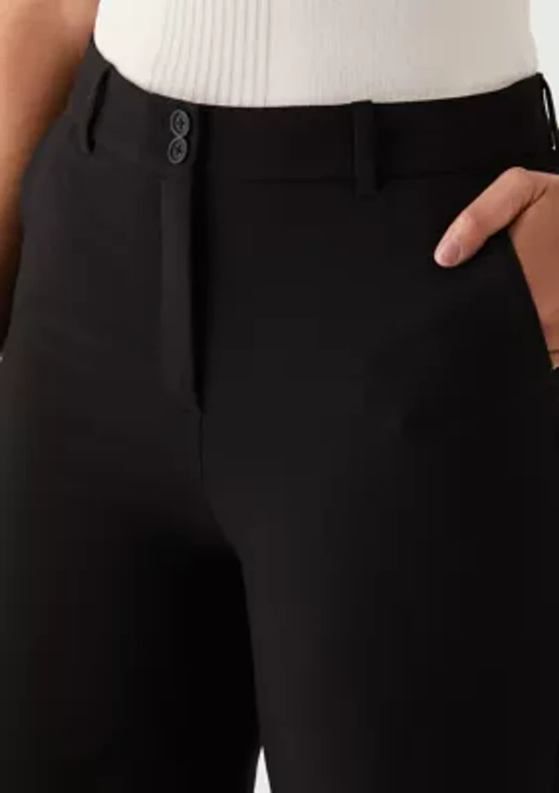 Petite Straight Leg Pants