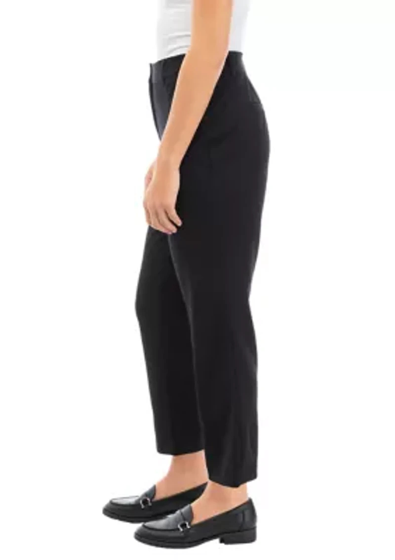 Petite Straight Leg Ankle Pants