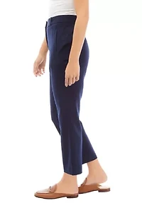Petite Straight Leg Ankle Pants