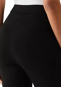 Petite Short Length Boot Cut Pull-On Pants