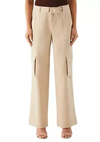 Petite Wide Leg Cargo Pants