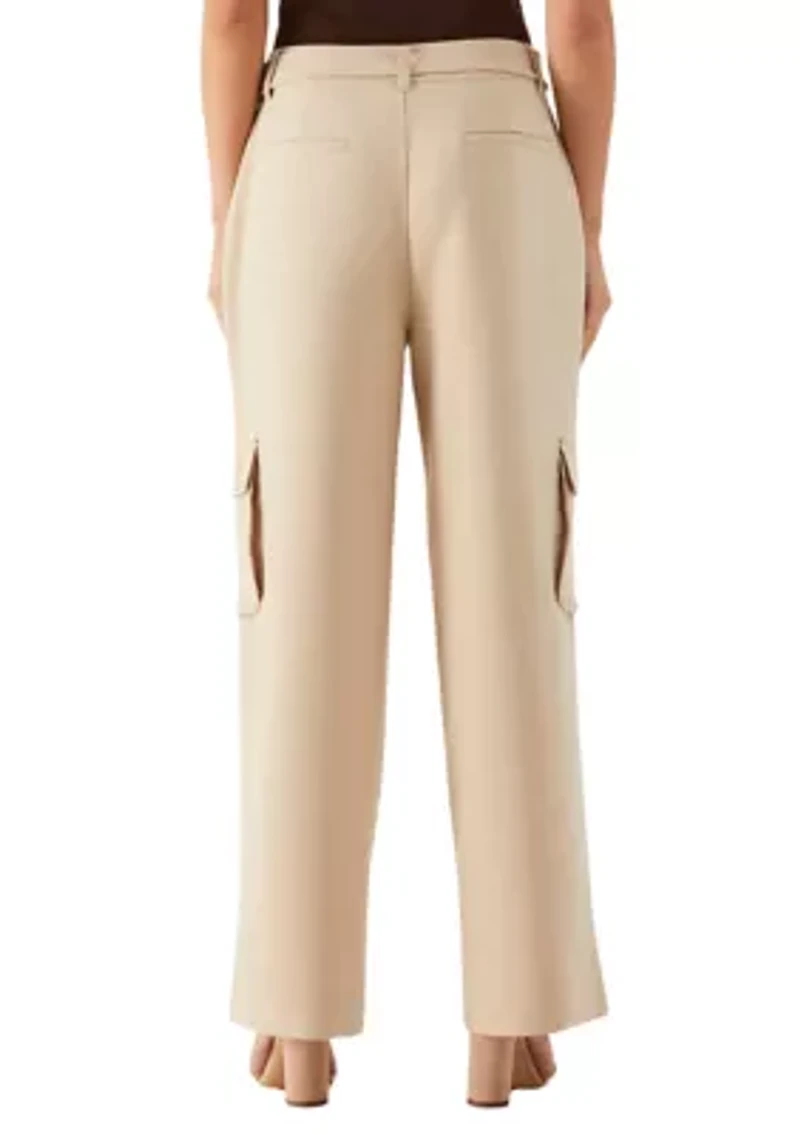 Petite Wide Leg Cargo Pants