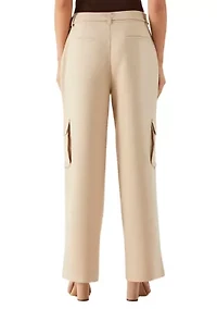 Petite Wide Leg Cargo Pants