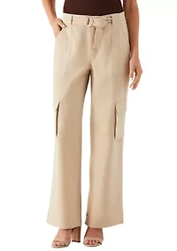 Petite Wide Leg Cargo Pants