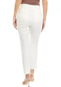 Petite Seamed Ankle Pants