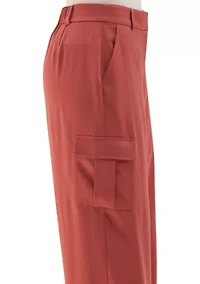 Petite Shine Cargo Pants