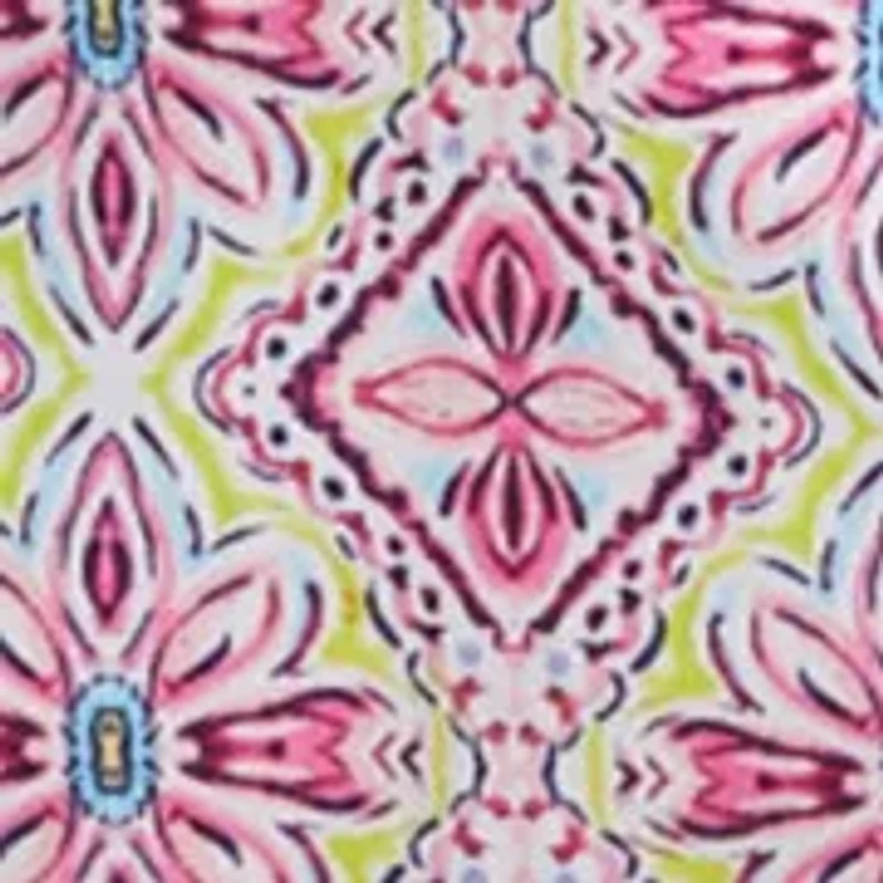 Petite Floral Tile Print Skort with Charm