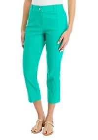 Petite Straight Leg Cropped Pants