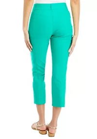 Petite Straight Leg Cropped Pants