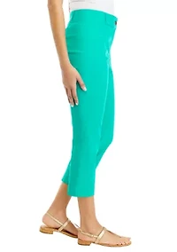 Petite Straight Leg Cropped Pants