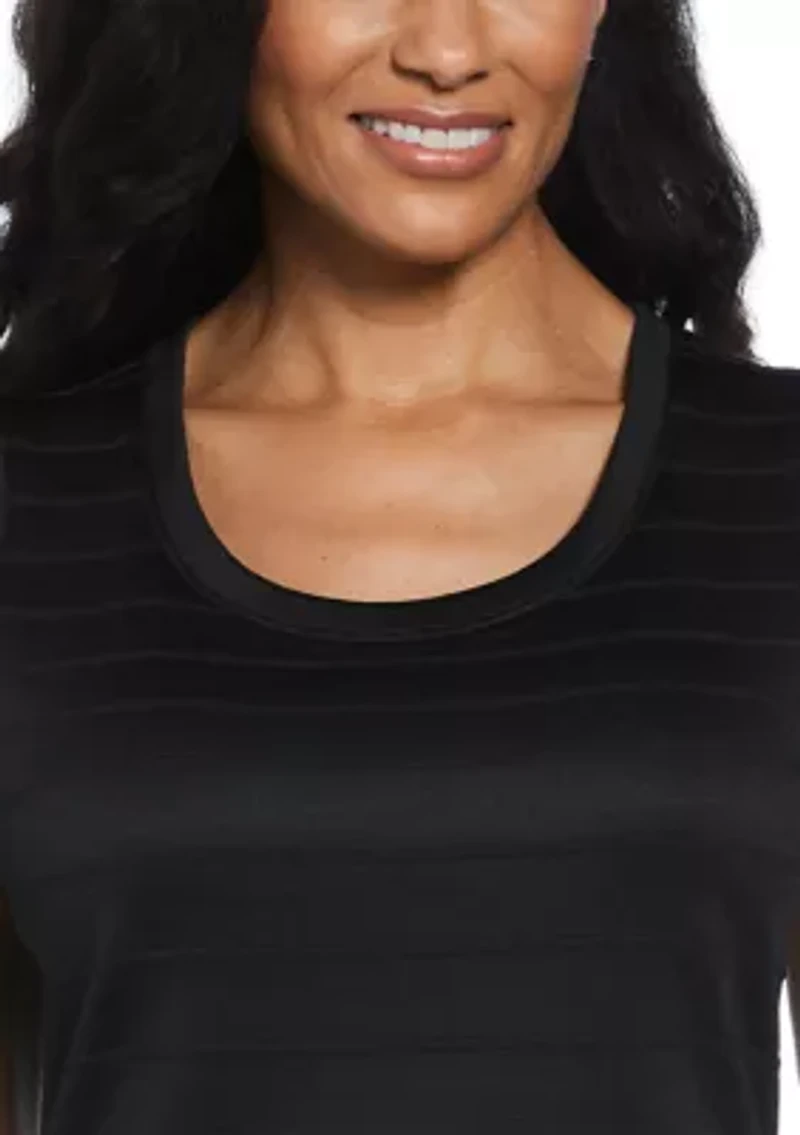 Petite Ottoman Knit Sleeveless Shell Top