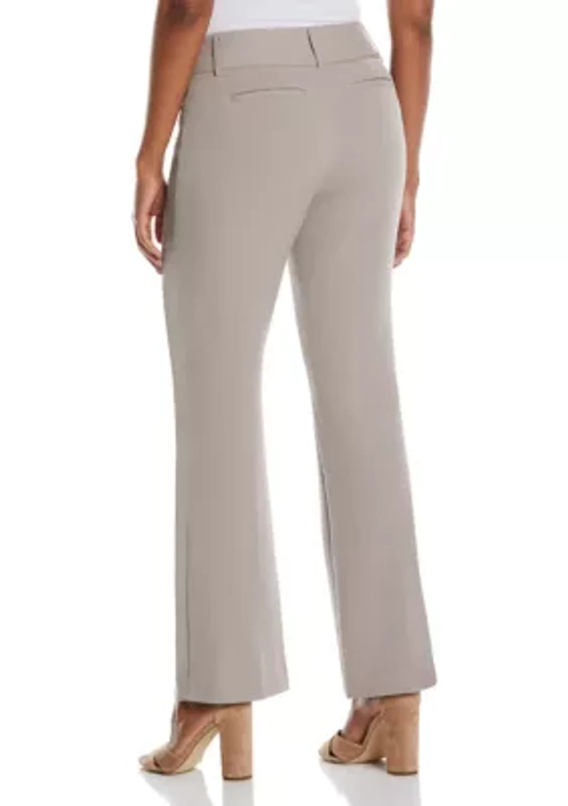 Gabardine Bootcut Pants - Curvy Fit