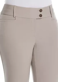 Gabardine Bootcut Pants - Curvy Fit