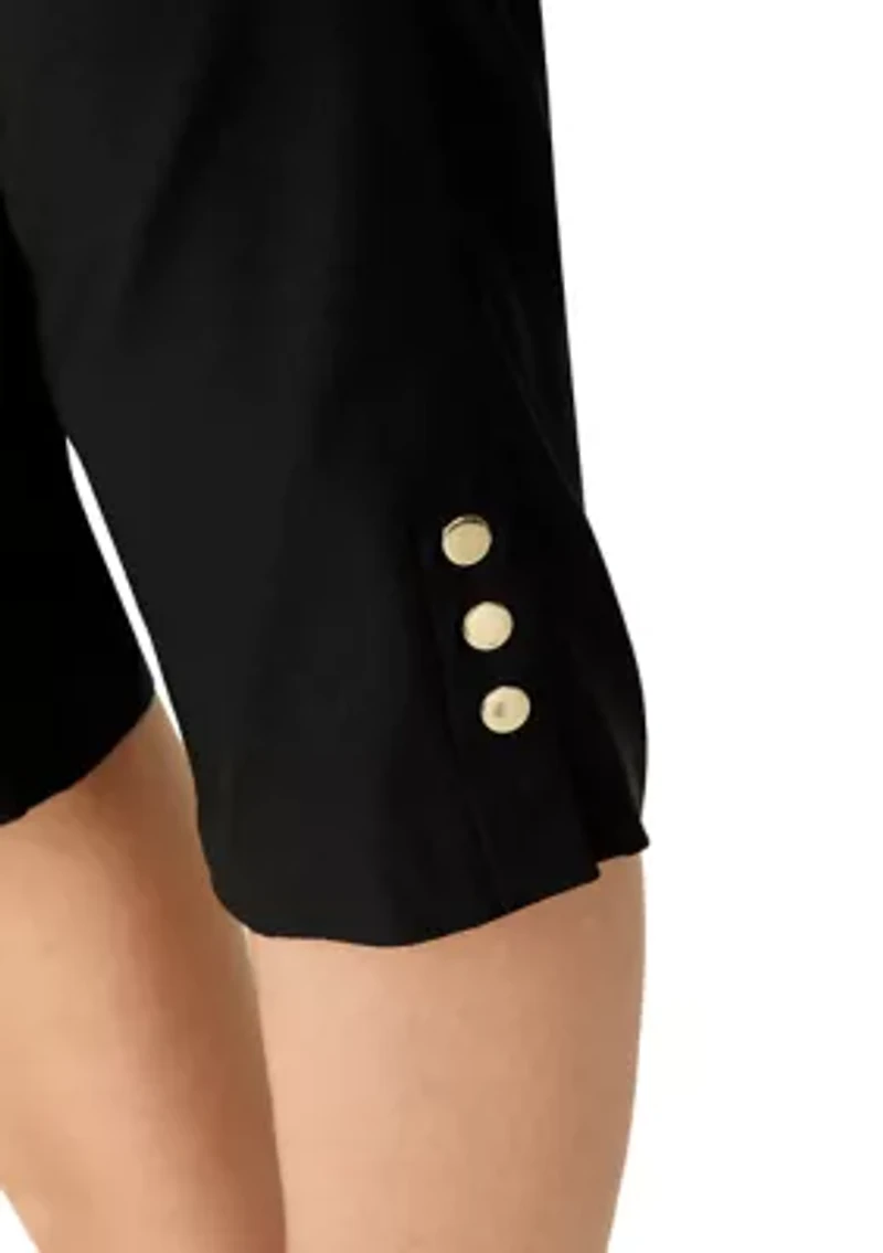 Women's Pull On Skimmer Pants with Rivets