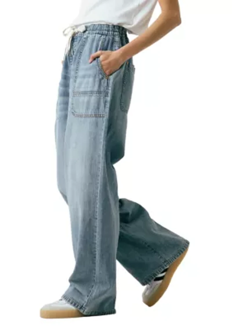 Women's Pull On Drawstring Utility Pants