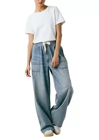 Women's Pull On Drawstring Utility Pants
