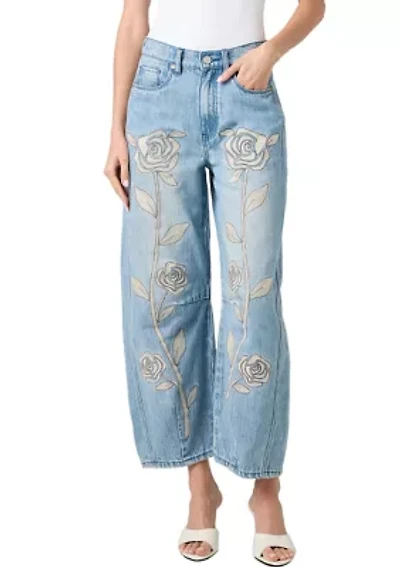 Women's Together Again Floral Printed Jeans