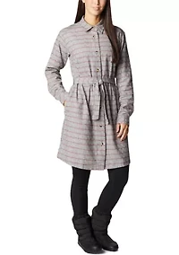 Plus Holly Hideaway™ Flannel Dress