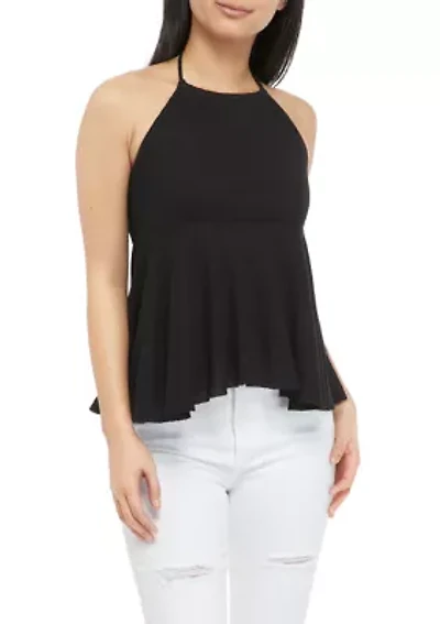 Halter Neck Waffle Tank