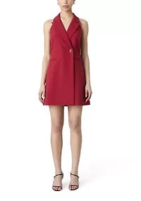 Whisper Halter Blazer Dress