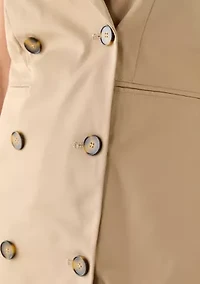 Twill Tuxedo Sheath Dress